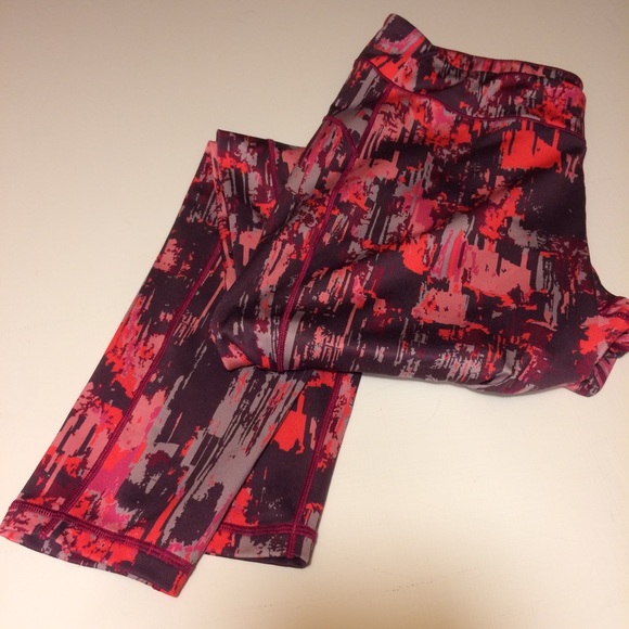 $12/2+ Reebok Play Warm Athletic Leggings Pink - Picture 8 of 8